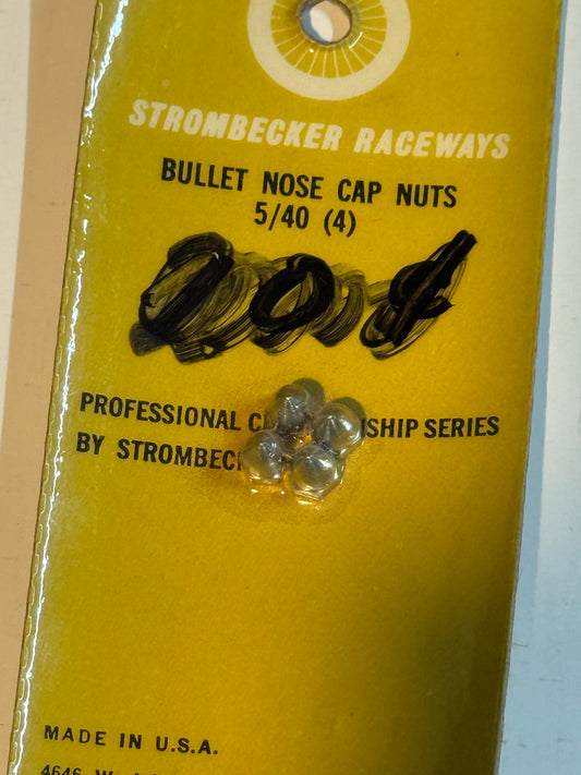 Bullet Nose nuts - NOS