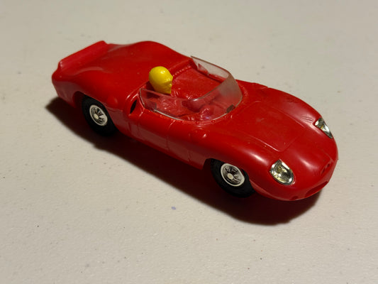 Eldon vintage red Ferrari slot car