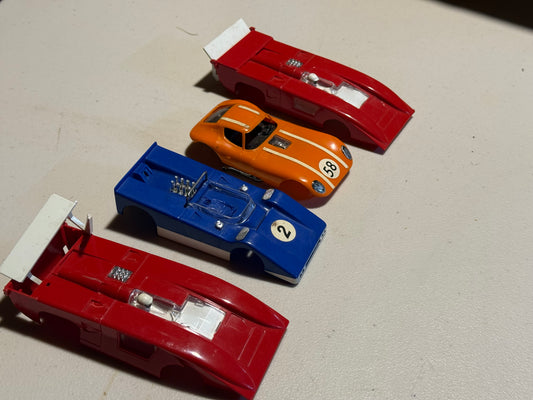 Slot car bodies - lot a