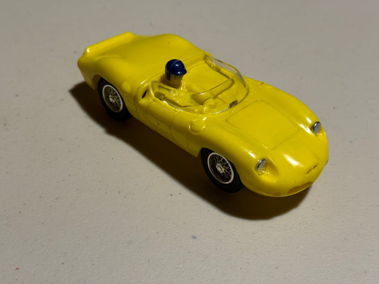 Eldon vintage yellow Ferrari slot car