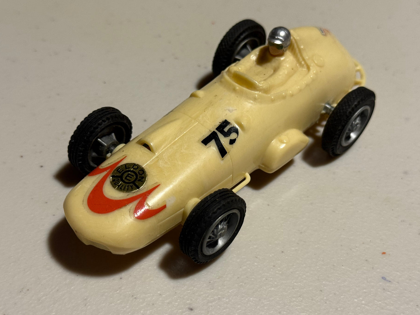 Eldon vintage pale Indy slot car