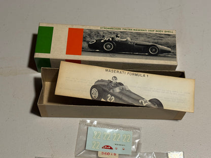 Strombecker Raceways Maserati 250F Slot Car complete kit