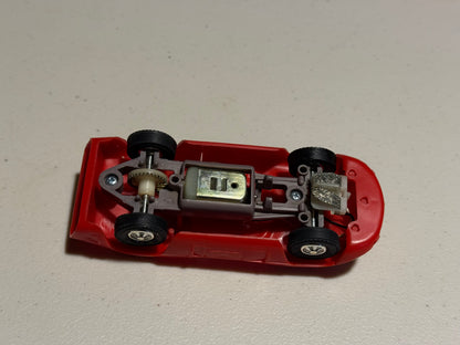Eldon vintage red Ferrari slot car