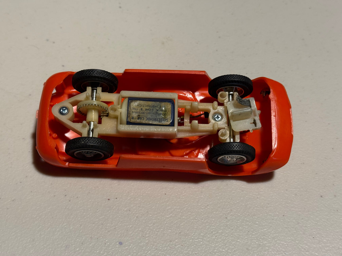 Eldon vintage red Lotus slot car