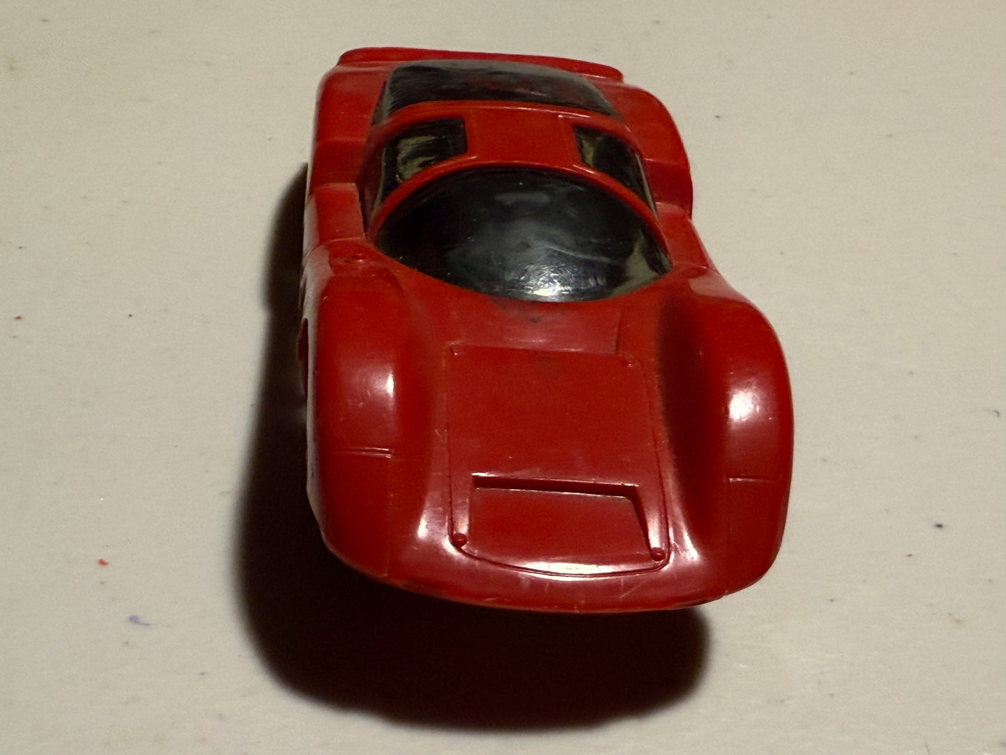 Eldon vintage red Porsche slot car