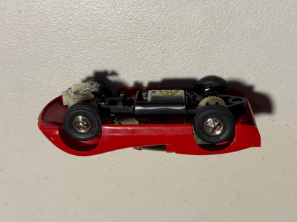 Eldon vintage red Porsche slot car