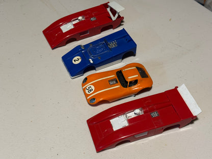Slot car bodies - lot a