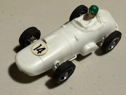 Eldon vintage white Indy slot car