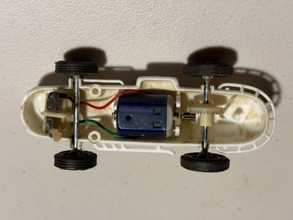 Eldon vintage white Indy slot car