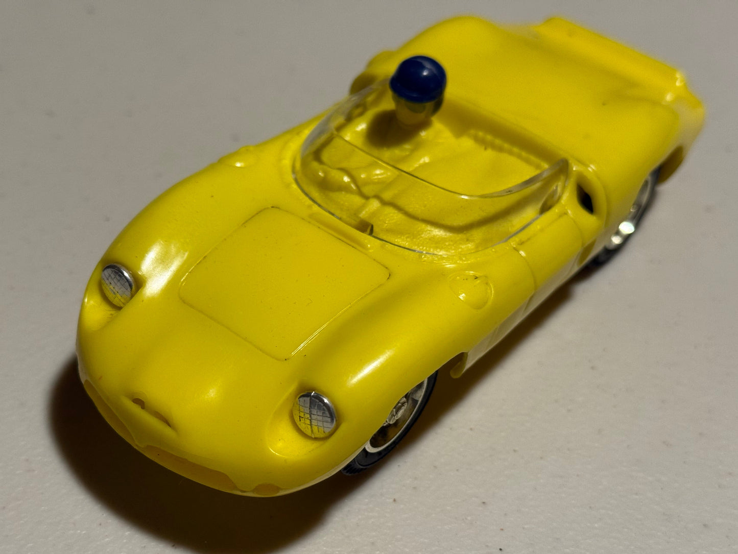 Eldon vintage yellow Ferrari slot car